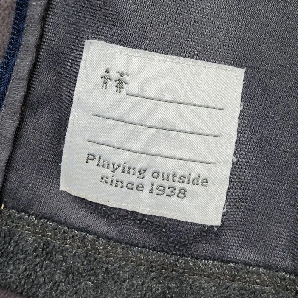 Columbia Fleece Jacket Kids Medium 10/12 Blue Gray Full‎ Zip Lightweight